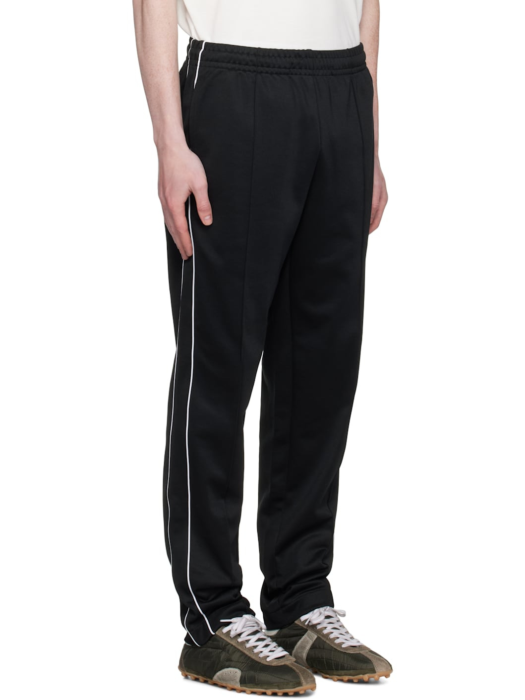 Black Paris Piqué Sweatpants - 2