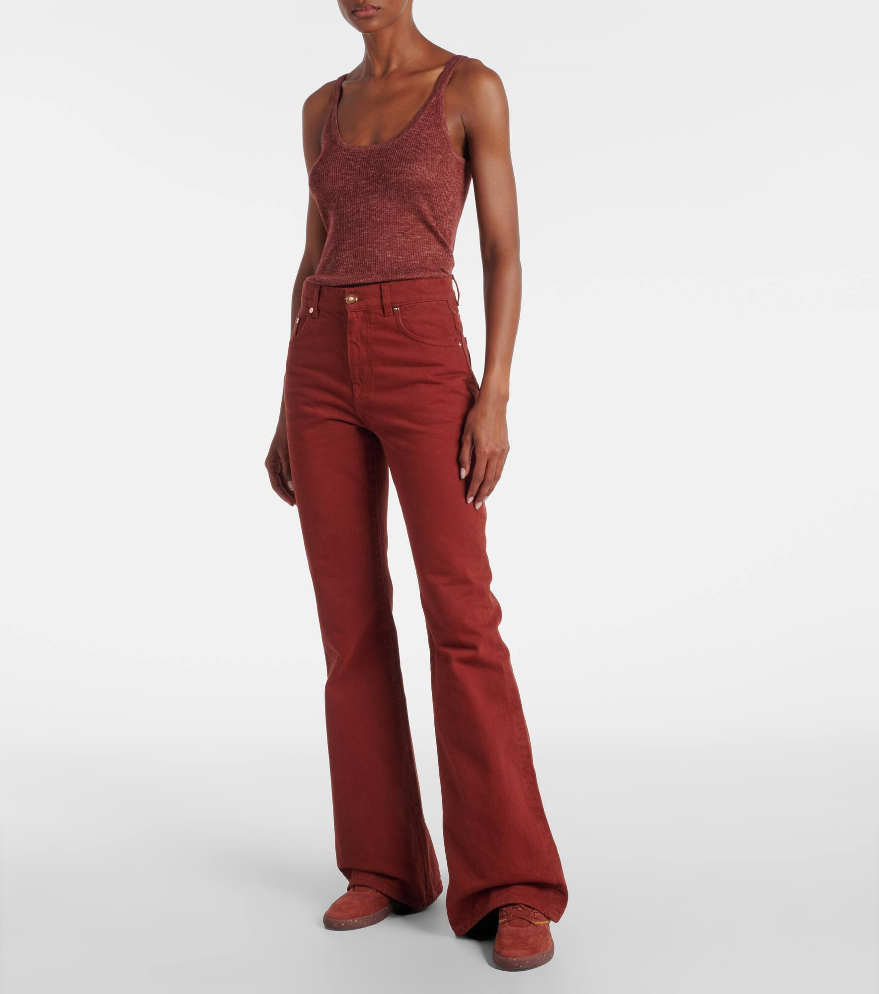 Willa high-rise bootcut jeans - 7