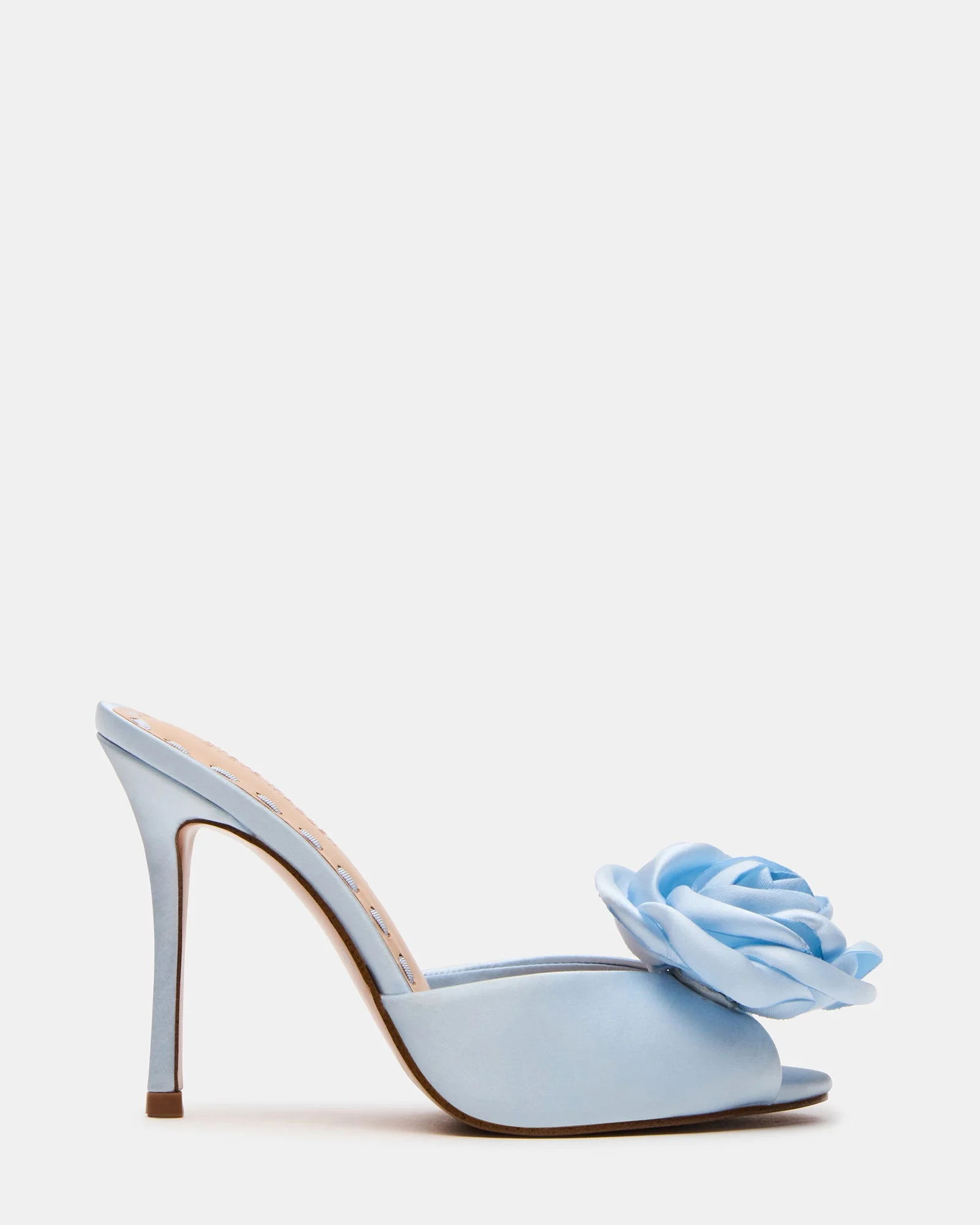 PRIYA FLOWER BLUE SATIN - 1