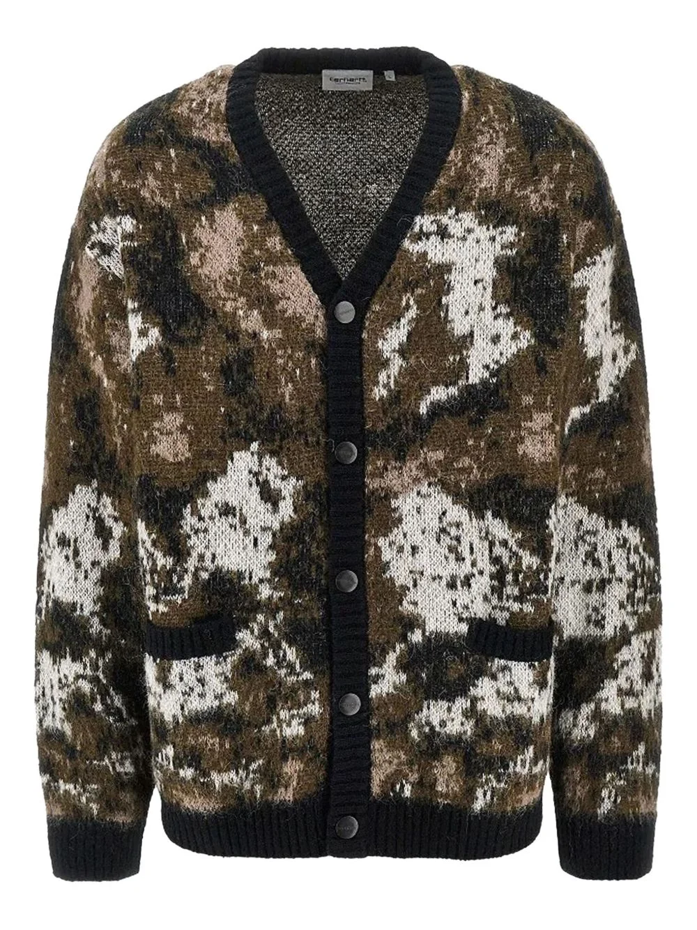 Merton jacquard pocket cardigan - 1
