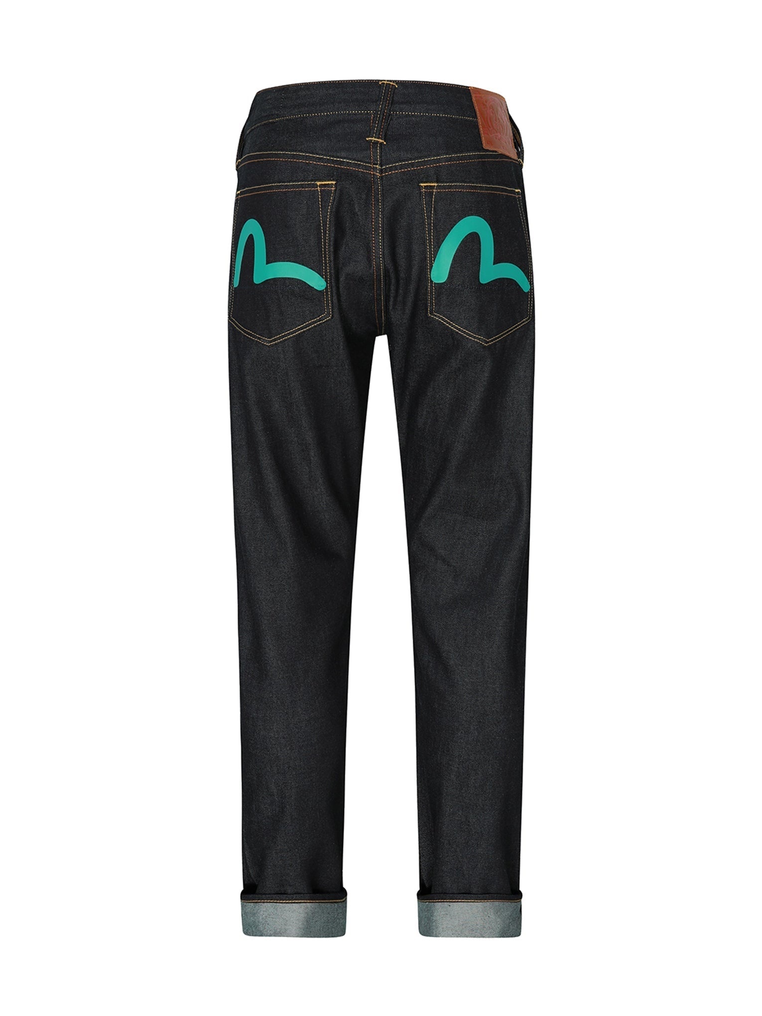Seagull Print Carrot Fit Denim Jeans #2017 - 14