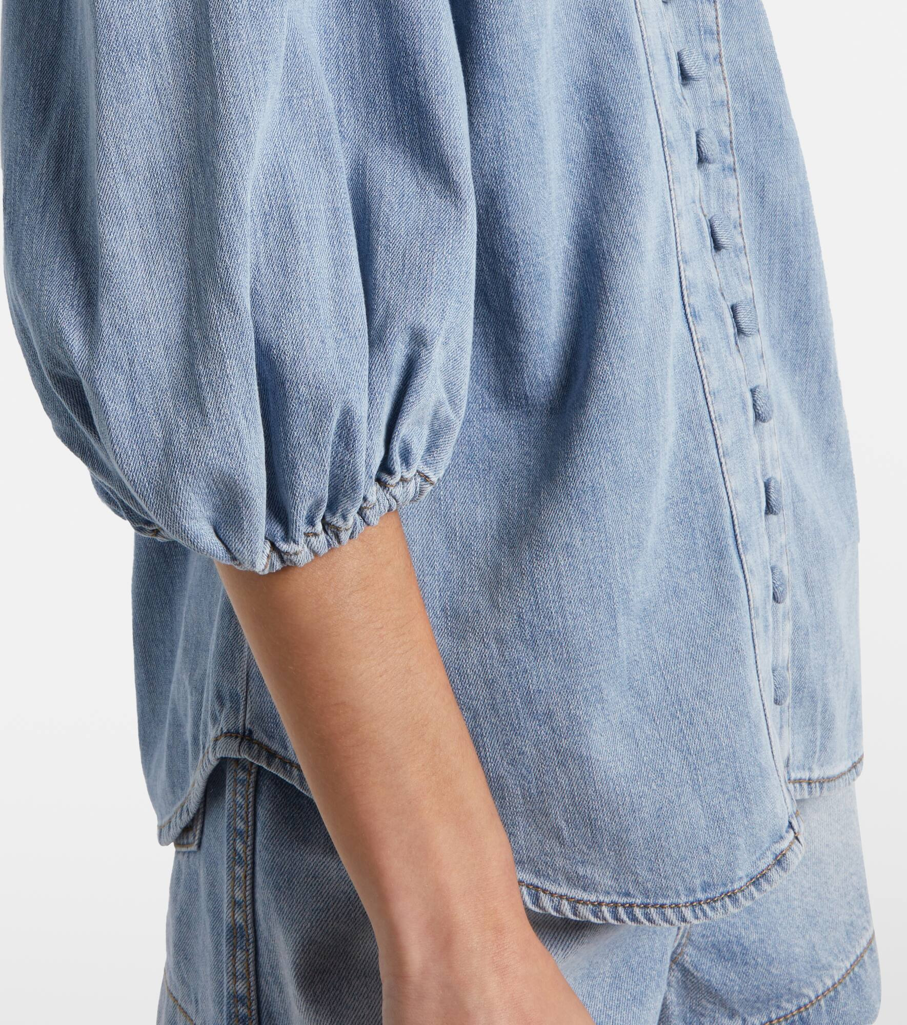 Lucky denim blouse - 5