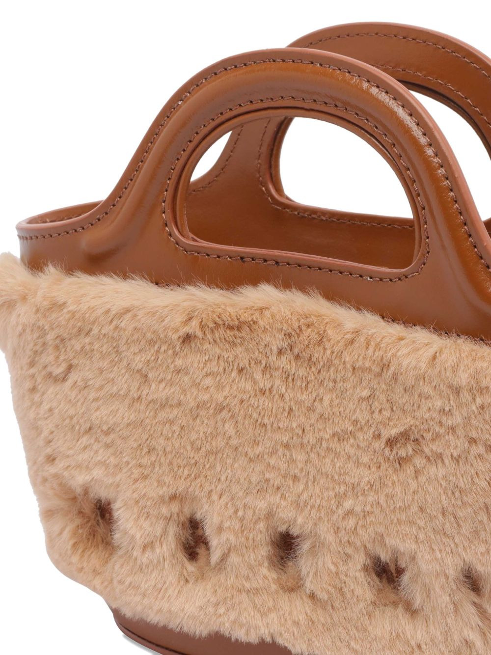 trimmed leather mini bag - 4