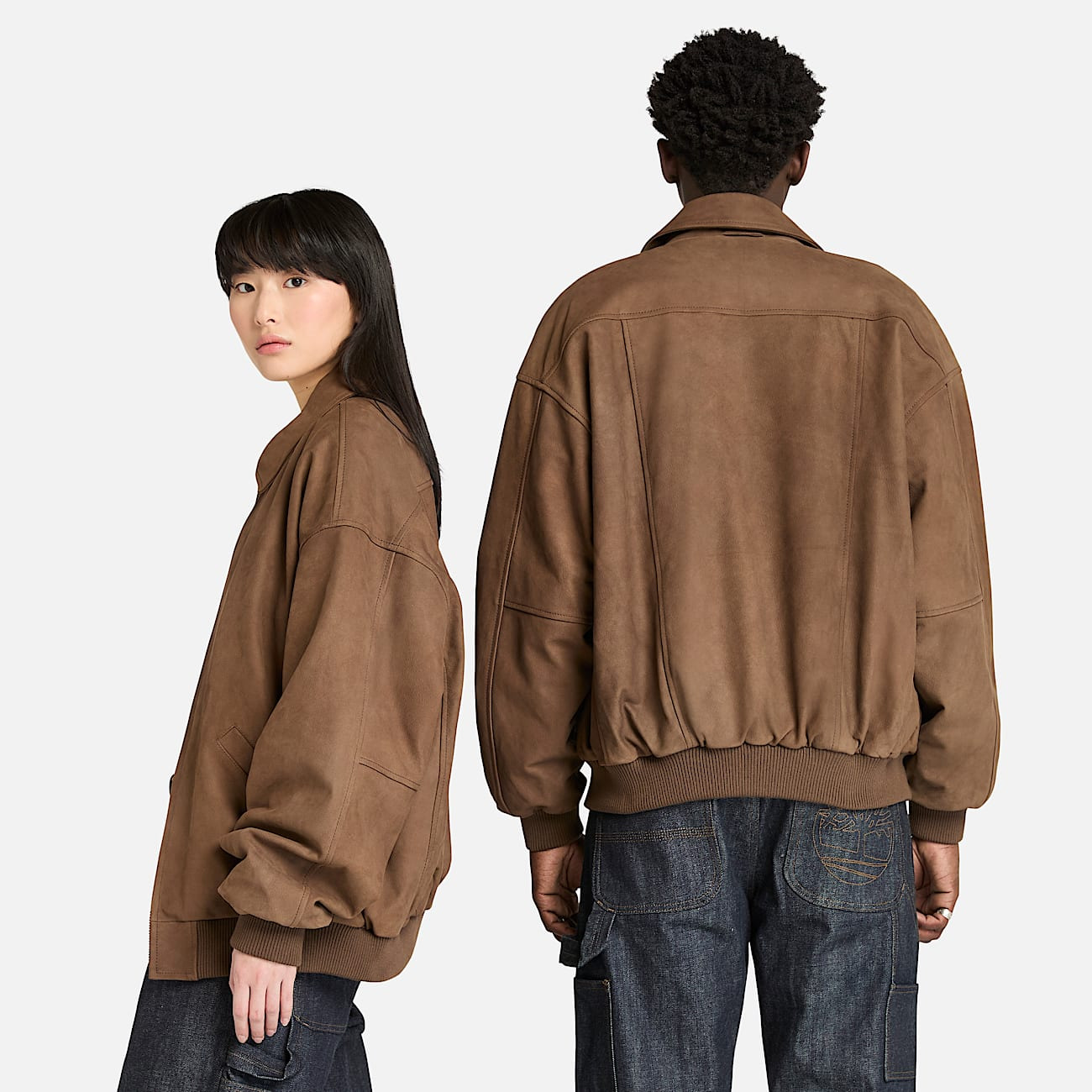 Leather Bomber Jacket - 3