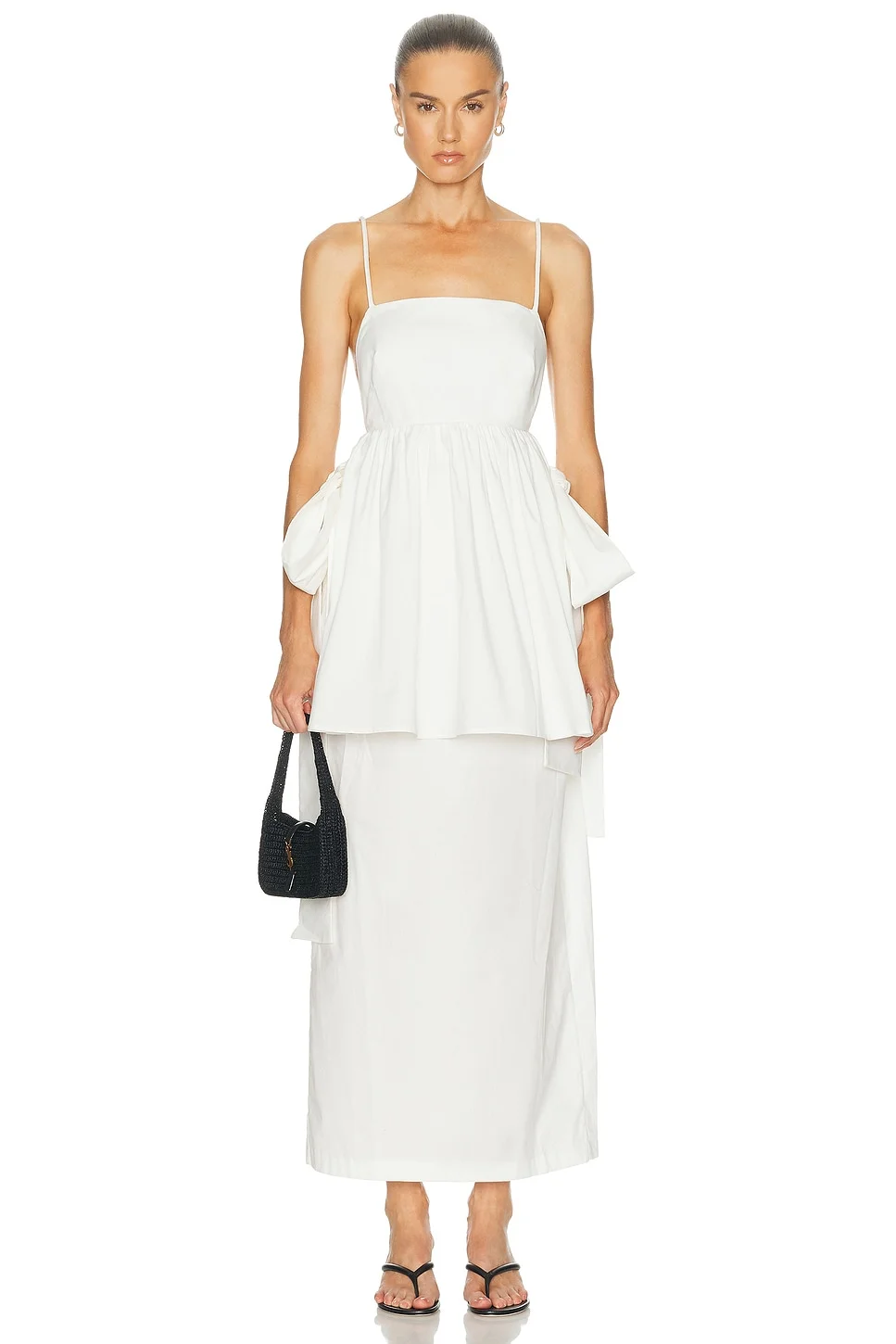 Peplum Maxi Dress - 1