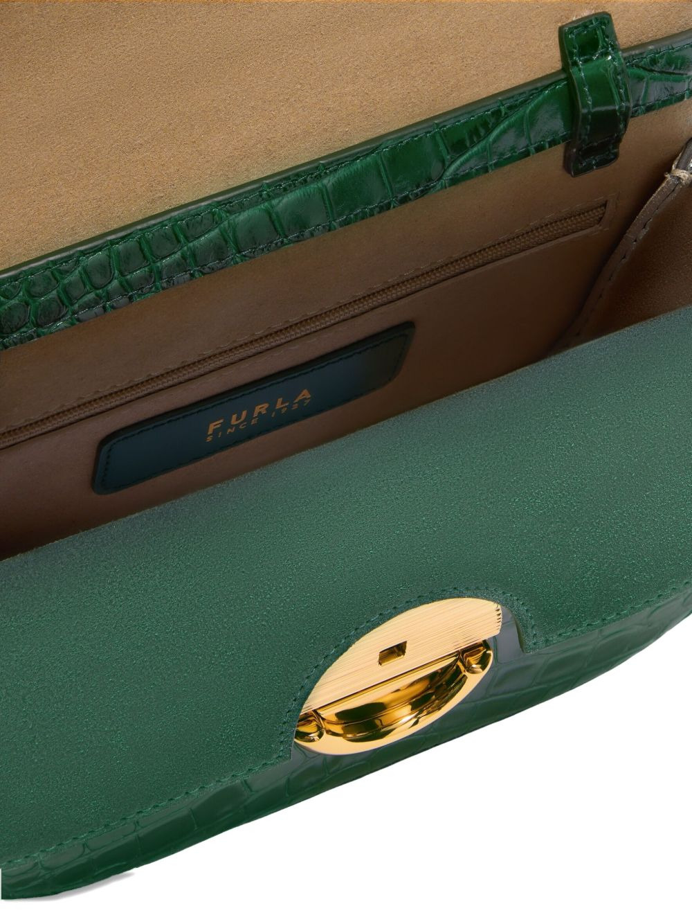 Sfera crocodile-effect cross body bag - 5