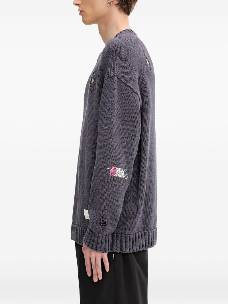 NEIGHBORHOOD distressed sweater outlook