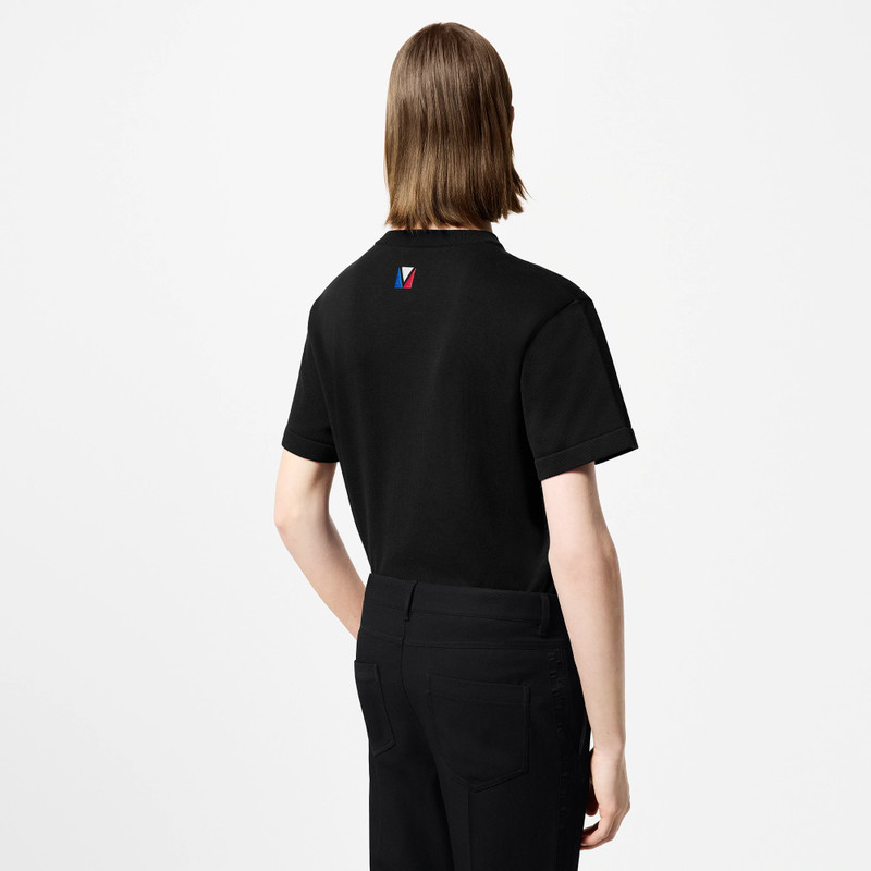 Embellished Short-Sleeved Cotton Crewneck 5