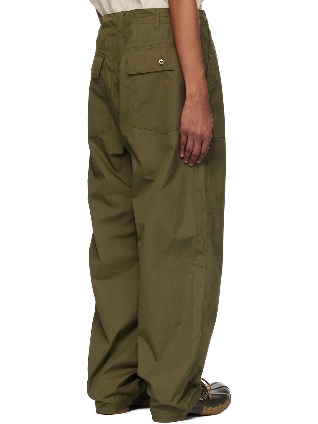 Khaki Fatigue Trousers - 3