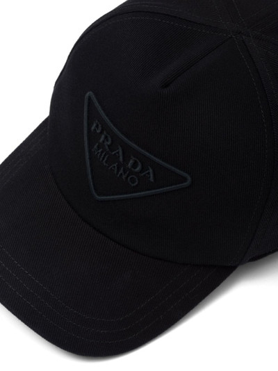 Prada embroidered logo baseball cap outlook