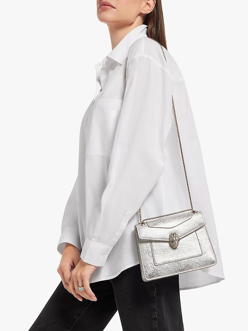 BVLGARI Serpenti Forever Day-to-Night small leather shoulder bag outlook