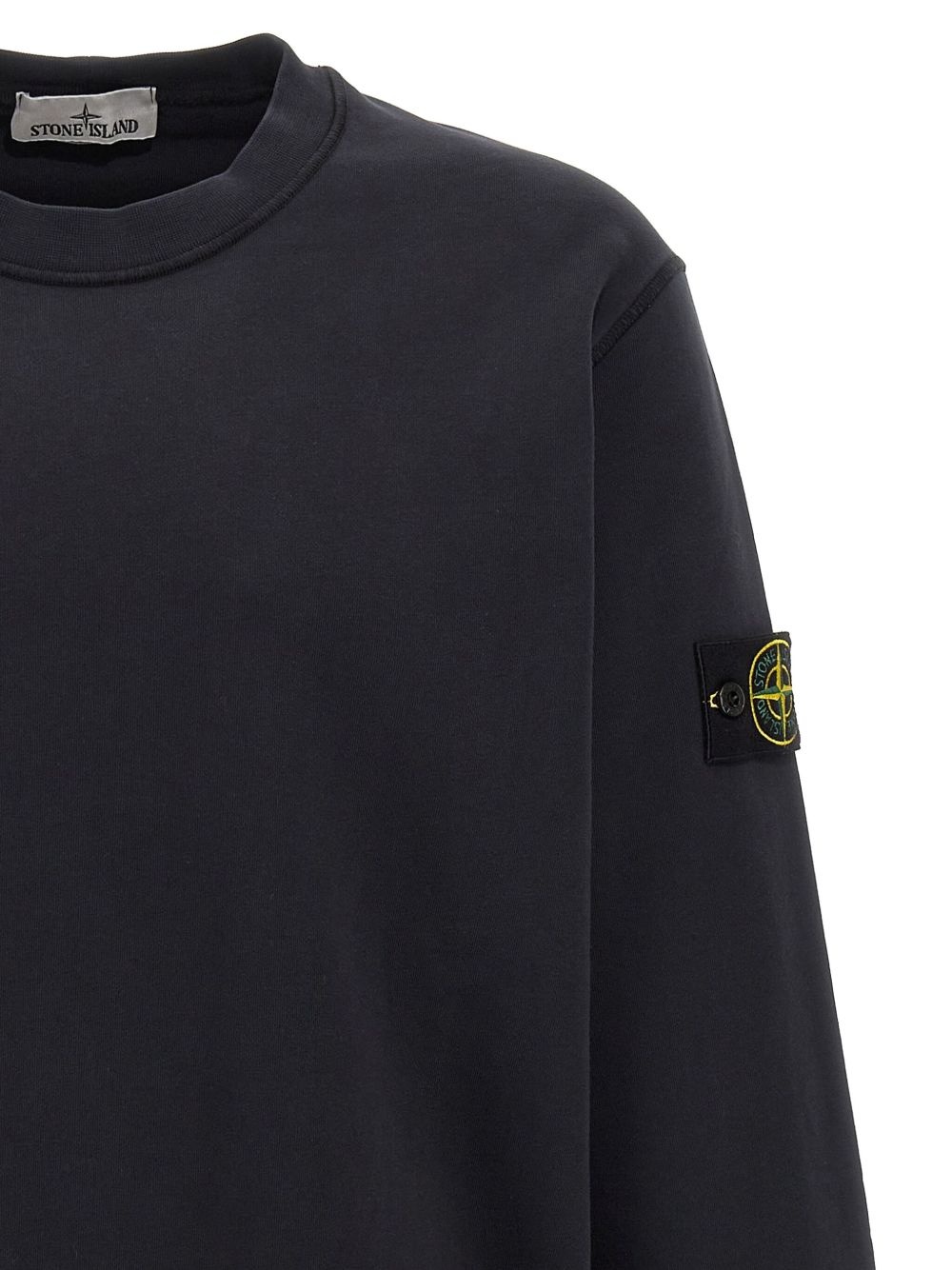 crew-neck logo-badge sweatshirt - 4