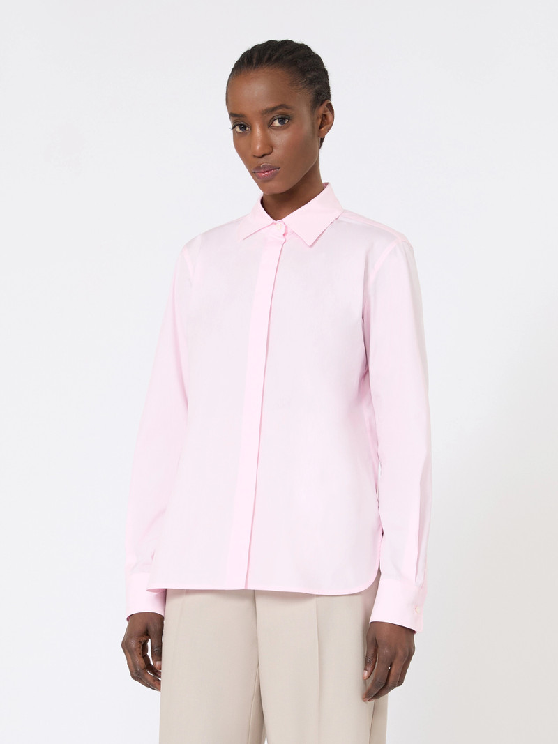 MAROSO Cotton poplin shirt - PINK 3