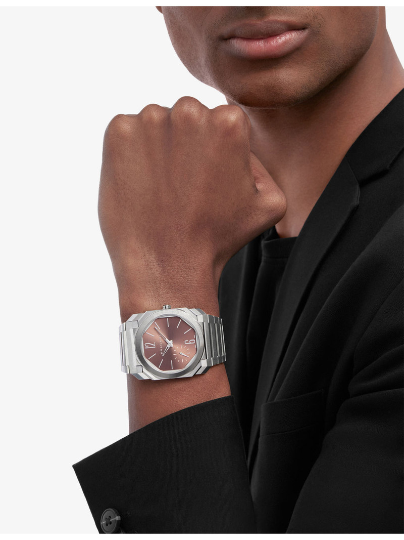 BVLGARI RE00033 Octo Finissimo stainless-steel automatic watch outlook
