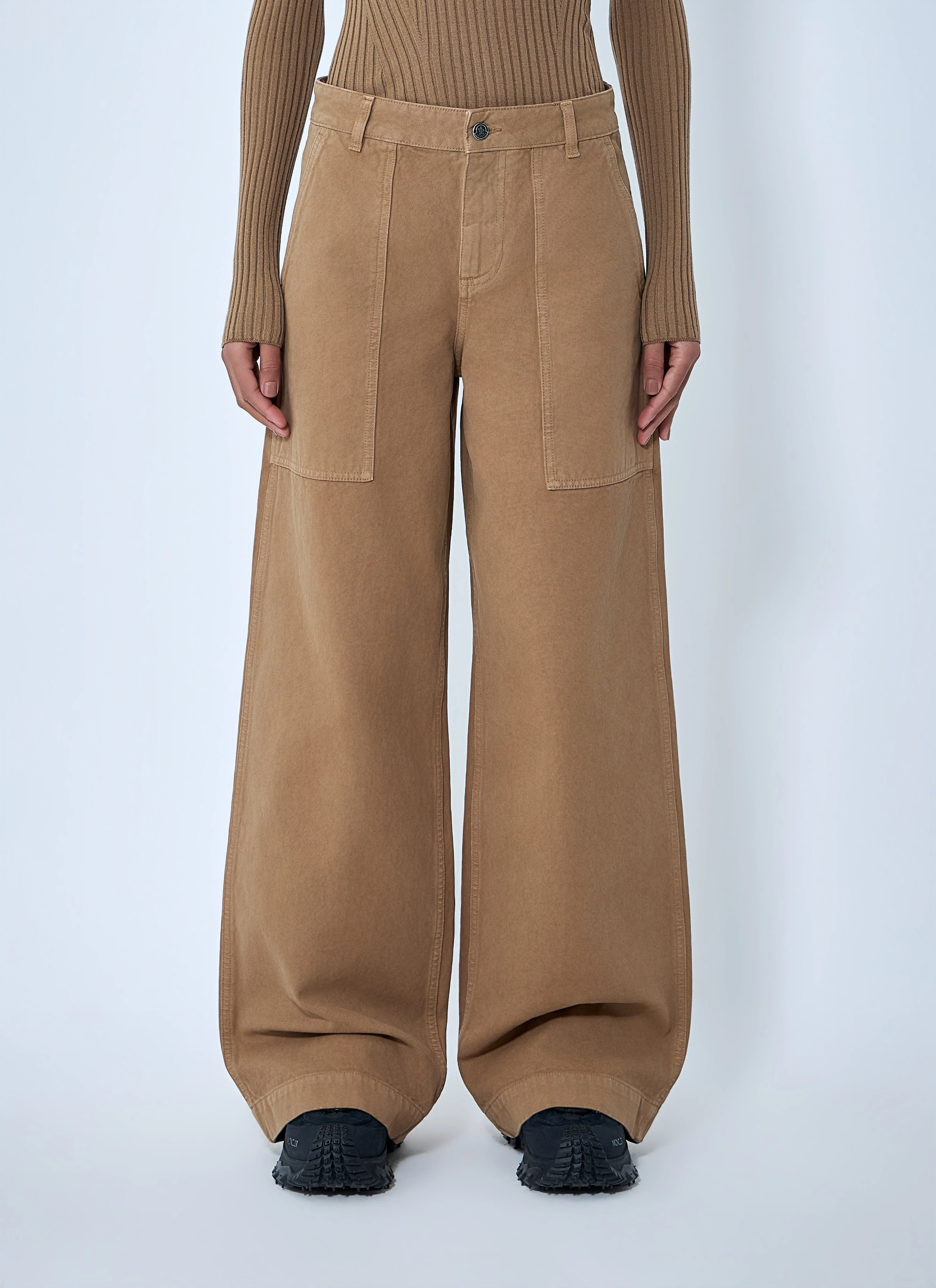 Moncler Women Wide-Leg Cargo Pants - 1