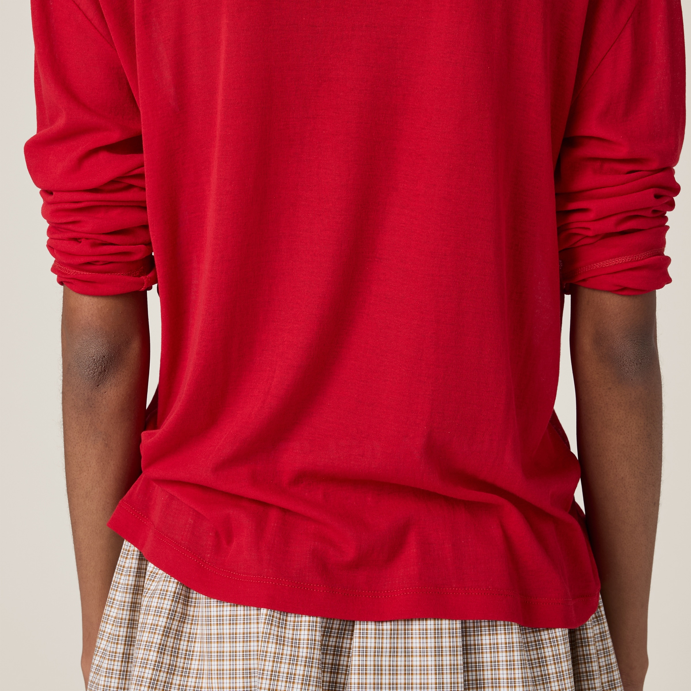 Ribbed jersey polo shirt - 5