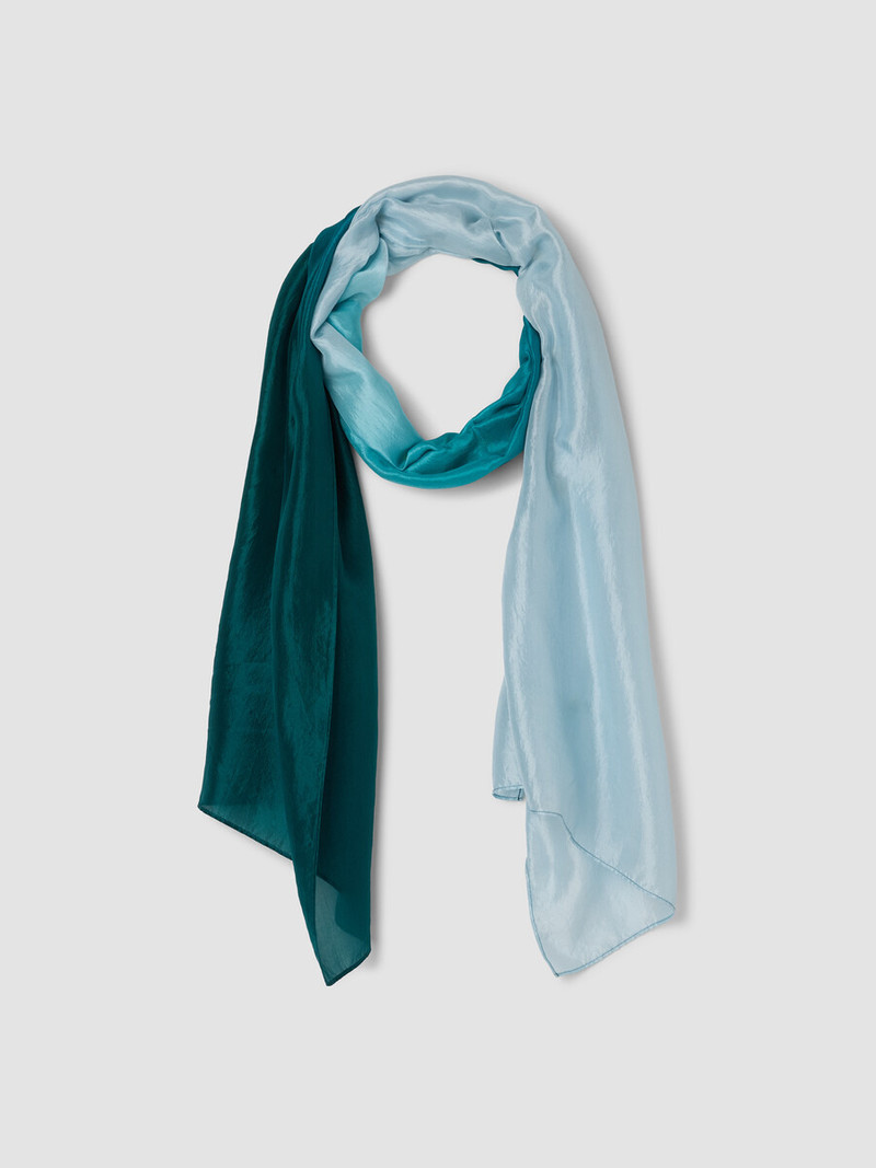Hand-Dyed Organic Silk Scarf 1