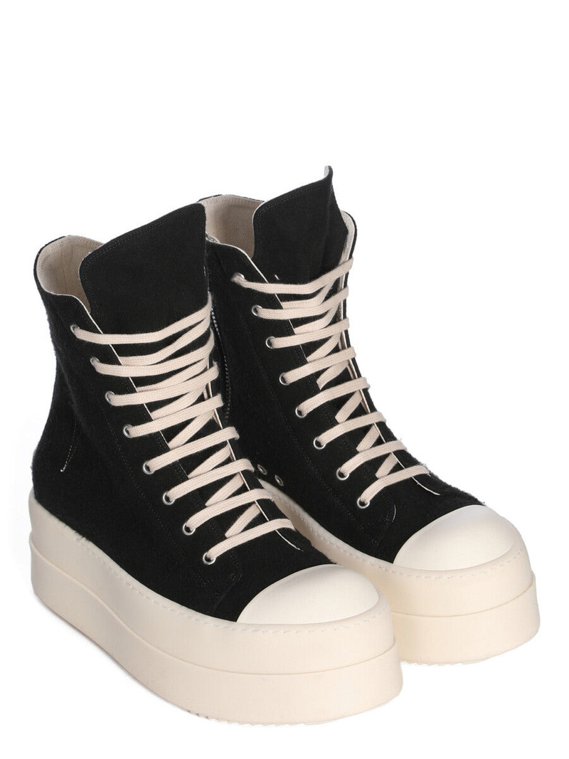Double Bumper platform lace-up trainers 6