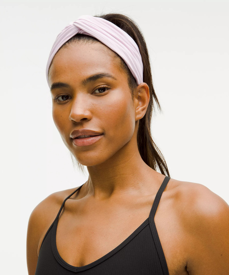 lululemon Women's Ribbed Nulu Twist-Front Headband outlook