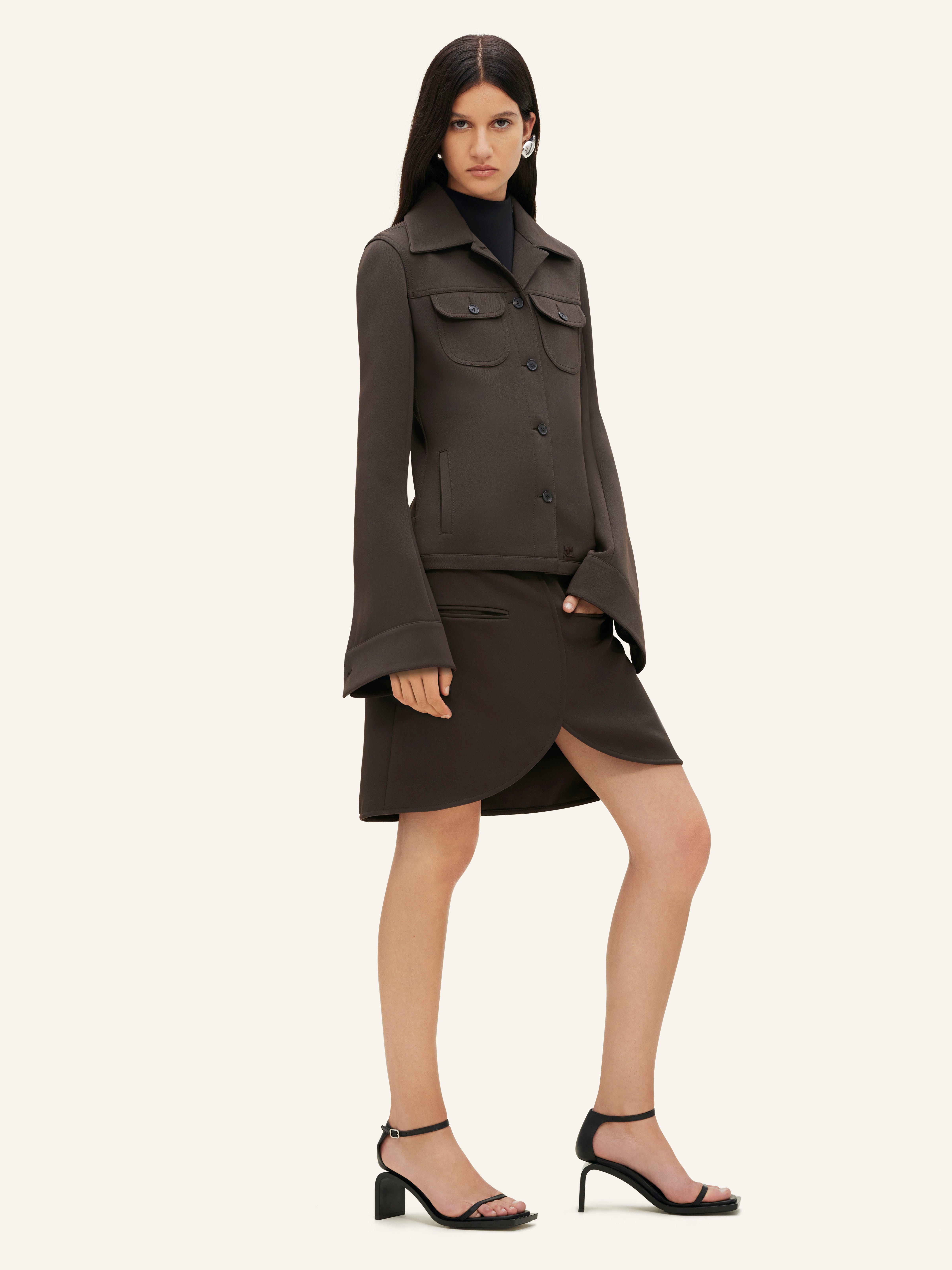 TWILL OVERSHIRT TRUCKER JACKET - 3
