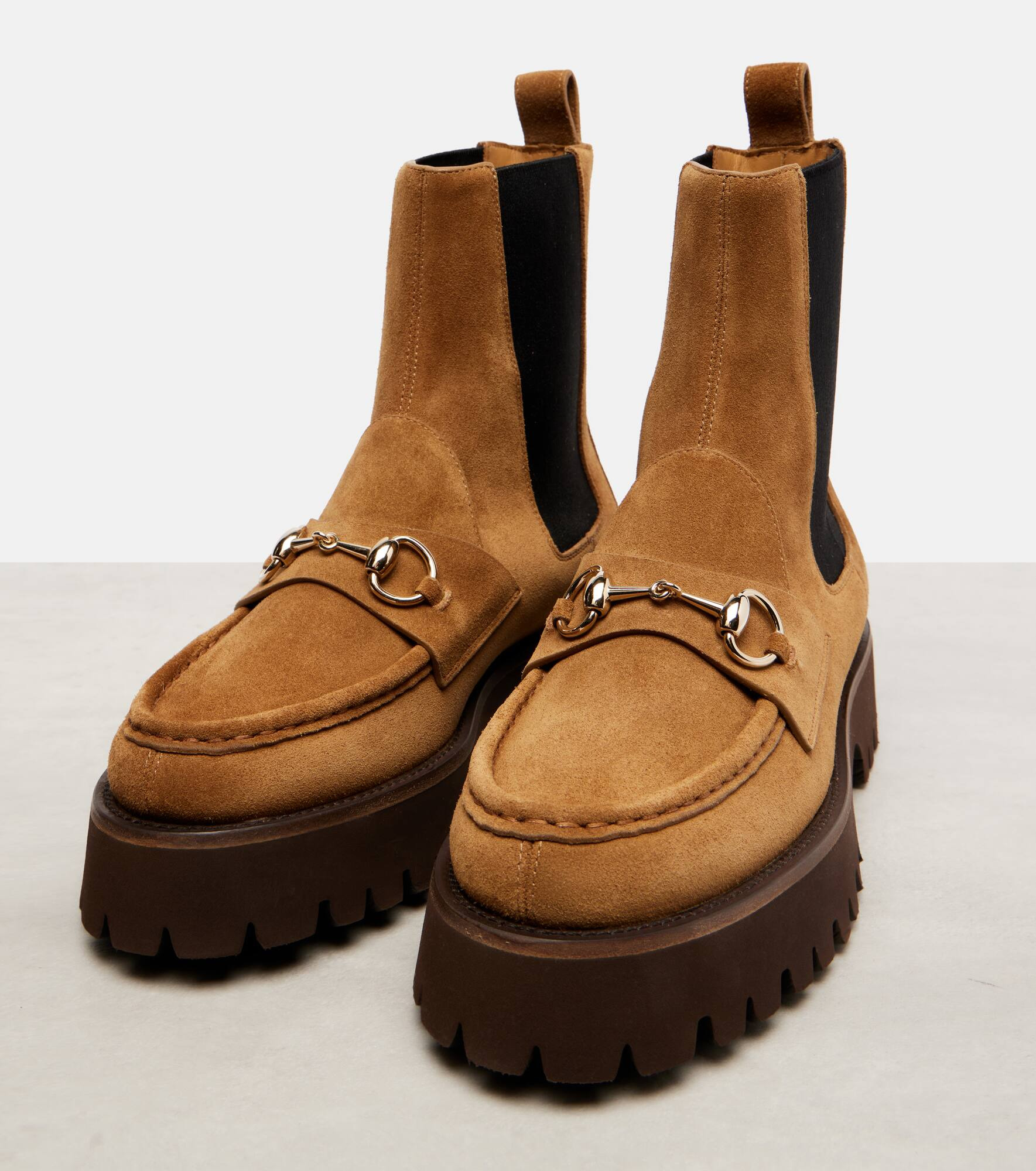 Horsebit suede Chelsea boots - 5