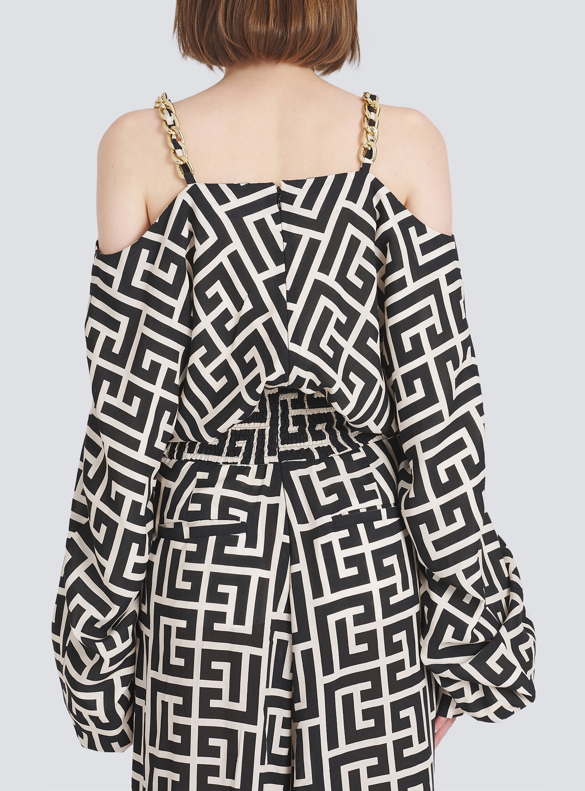 Balmain eco-designed monogram jumpsuit - 6