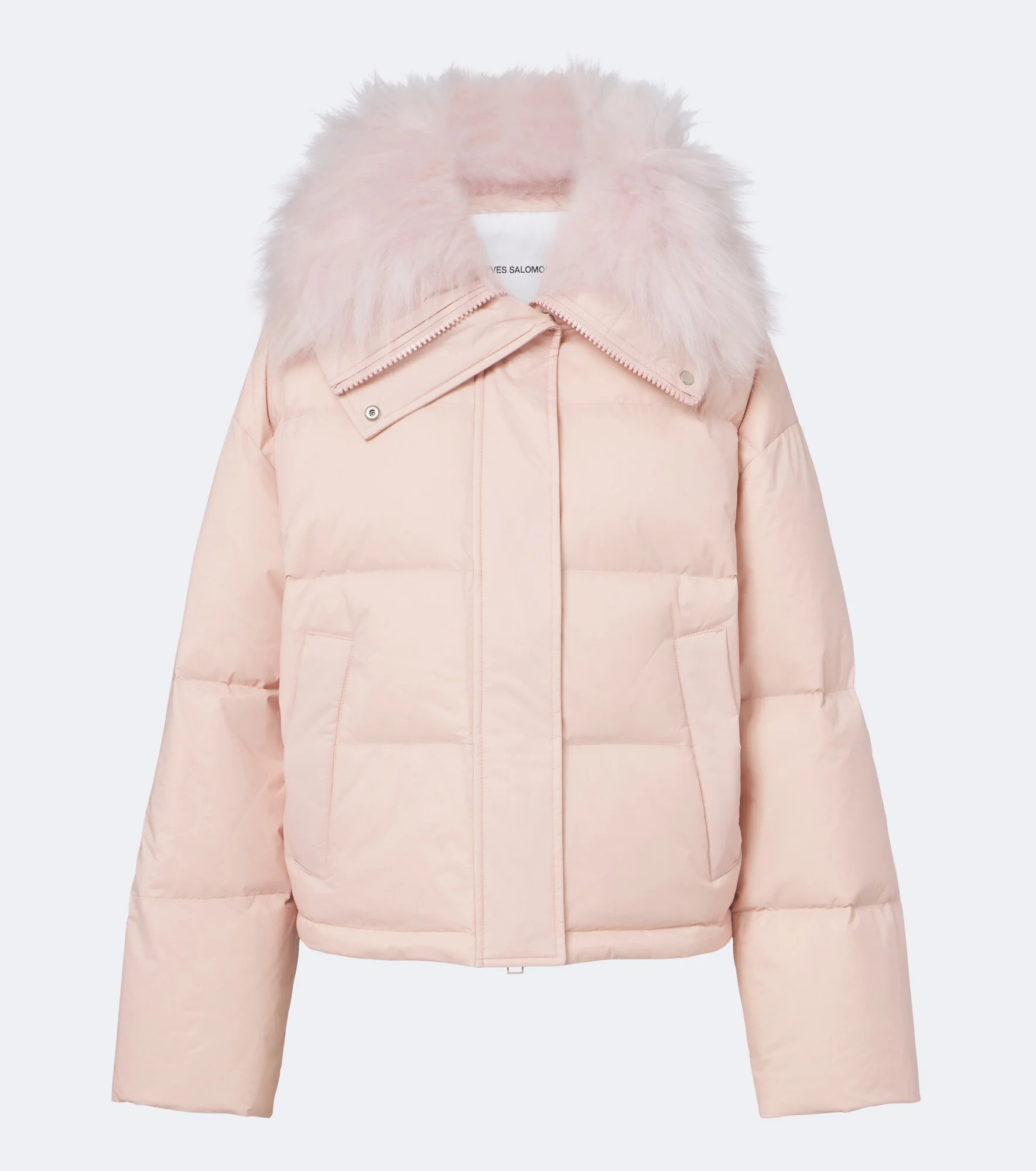 Doudoune shearling-trimmed down jacket - 1
