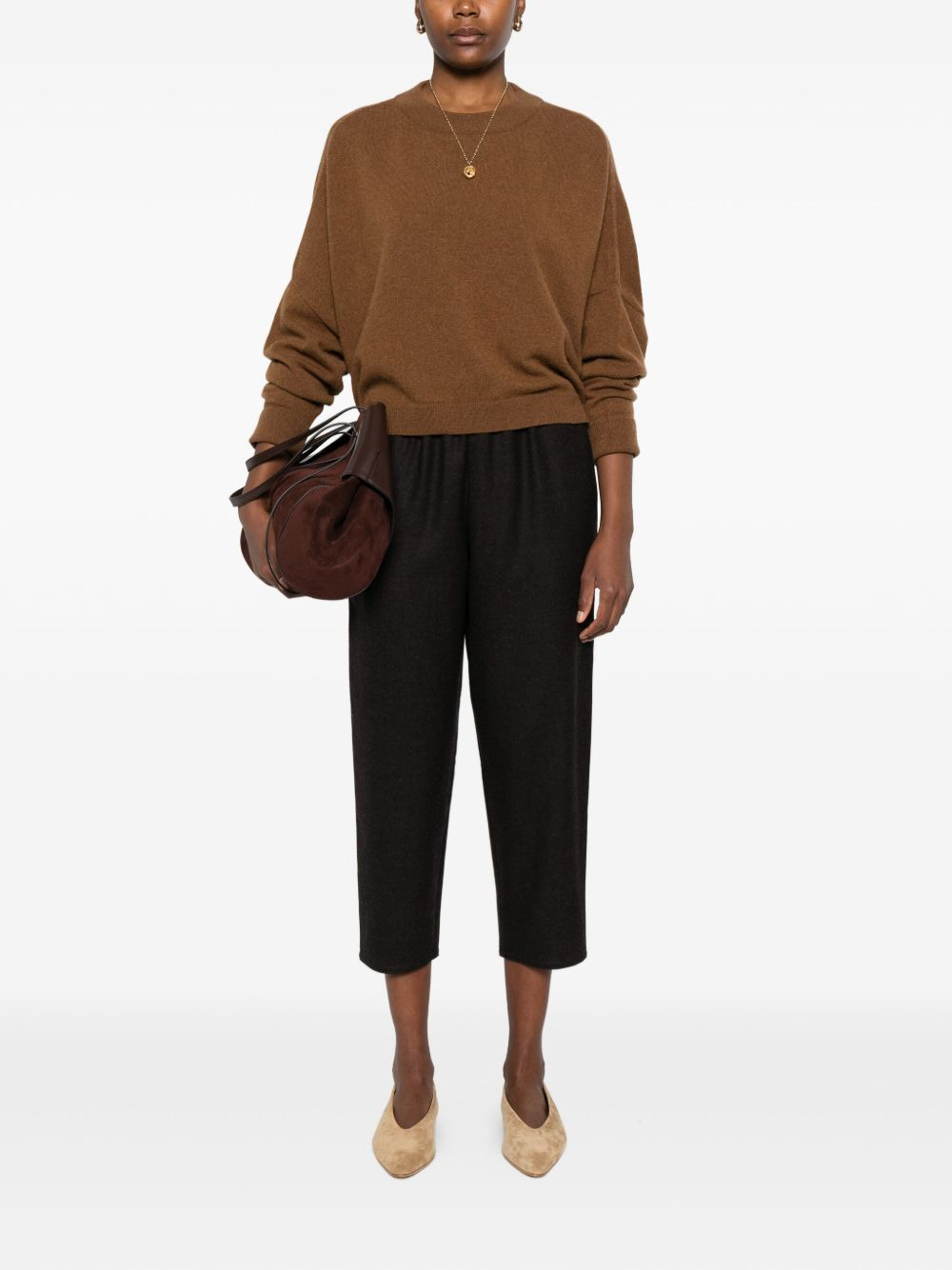 crew-neck boxy sweater - 2