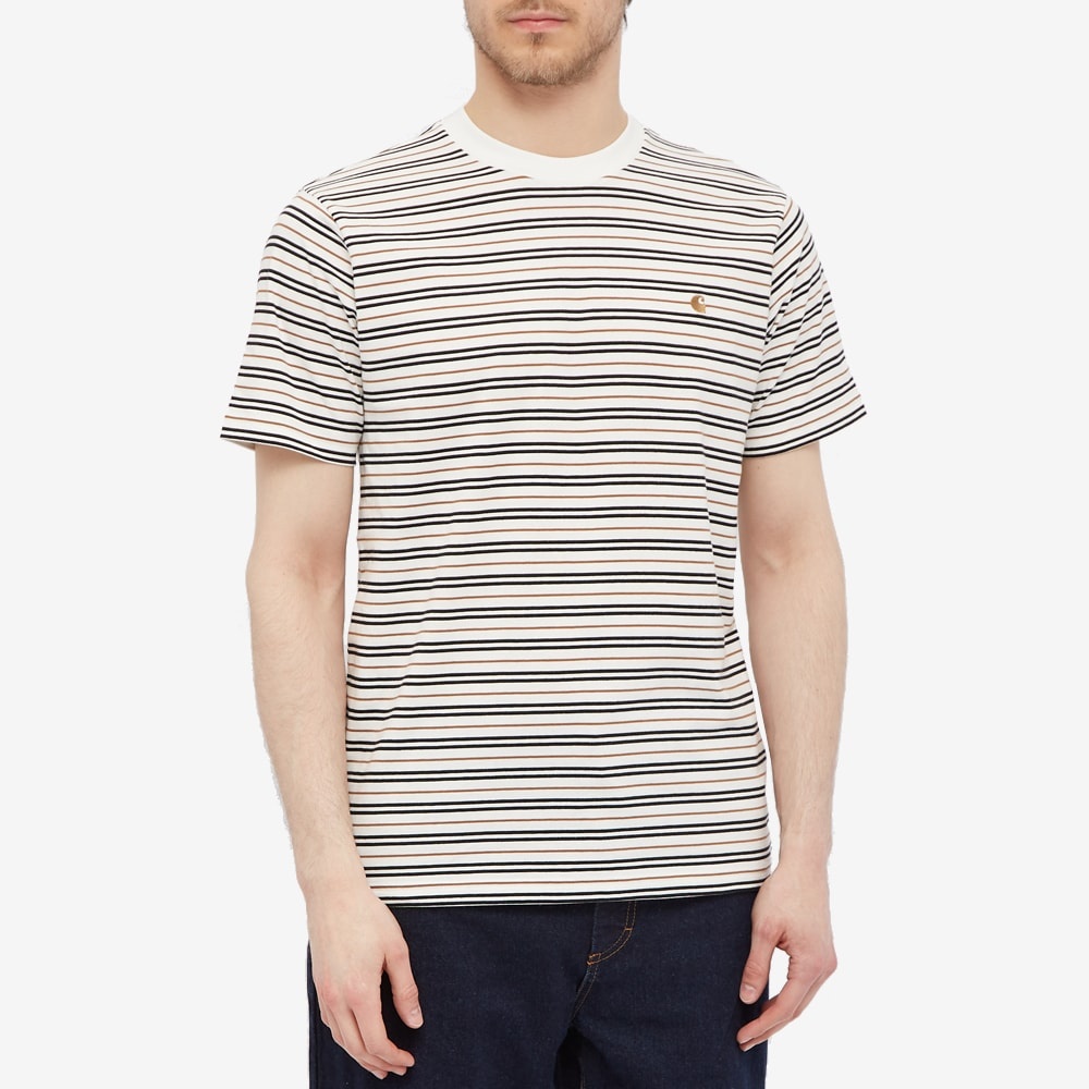 Carhartt WIP Akron Stripe Tee - 3