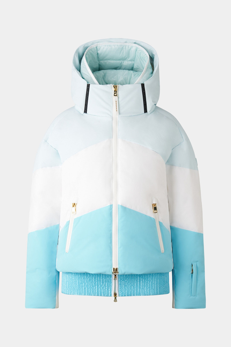 Vila Ski jacket in Light blue/White 1