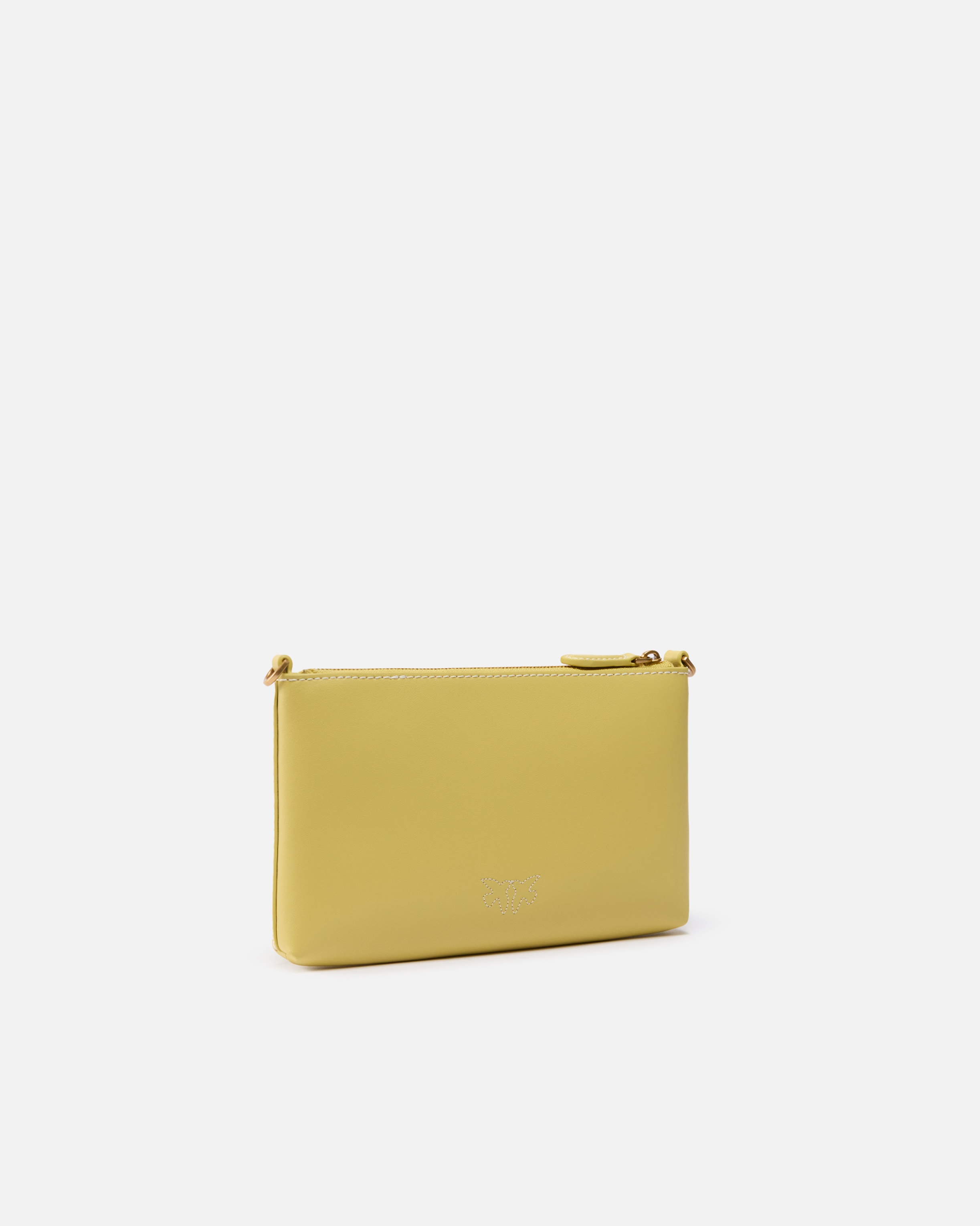 FLAT LEATHER CROSSBODY BAG - 2