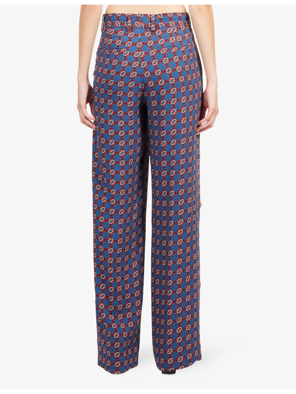 Paxy Printed Embellished Woven Trousers - 4