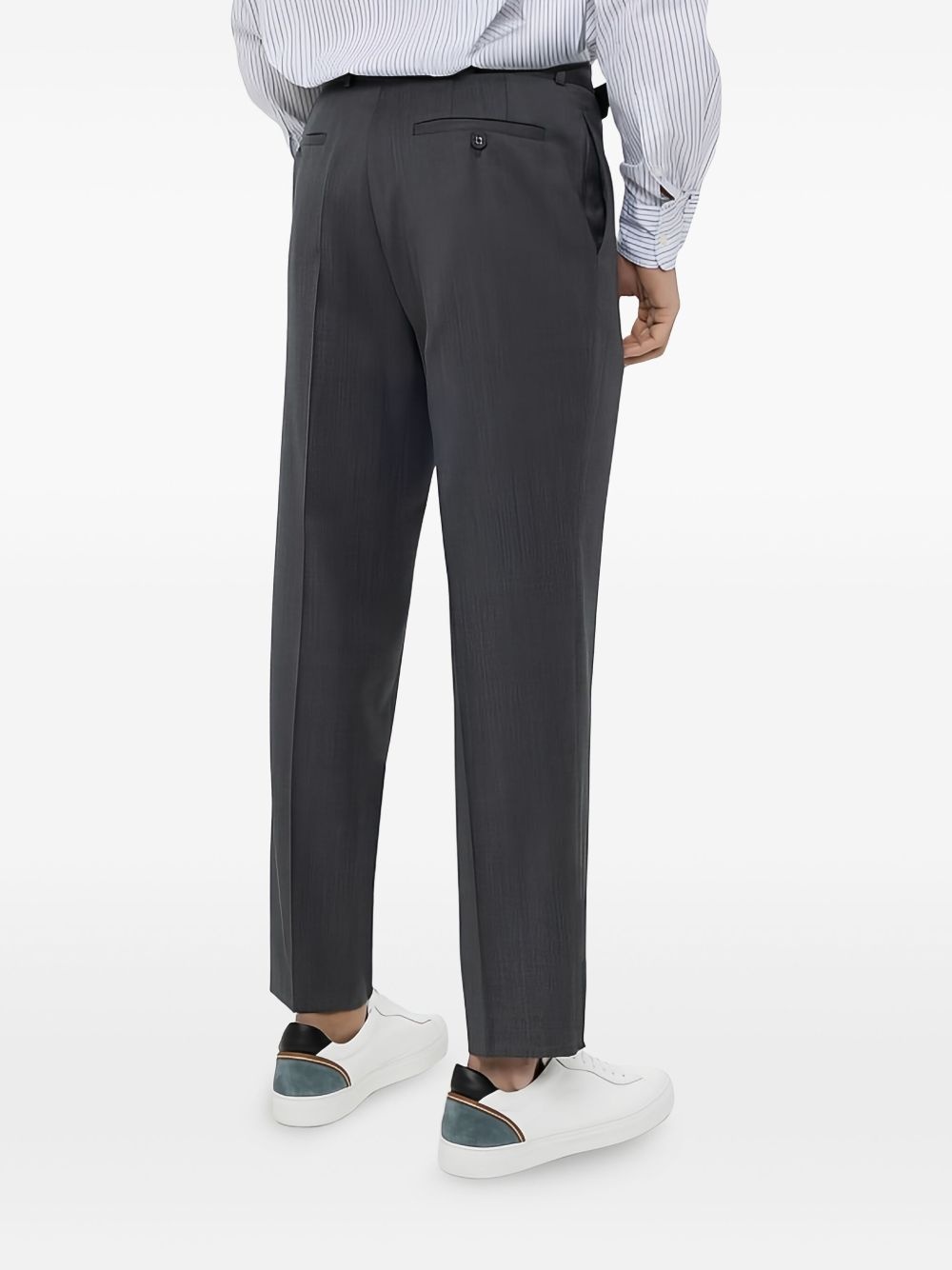 belted tailored trousers - 3