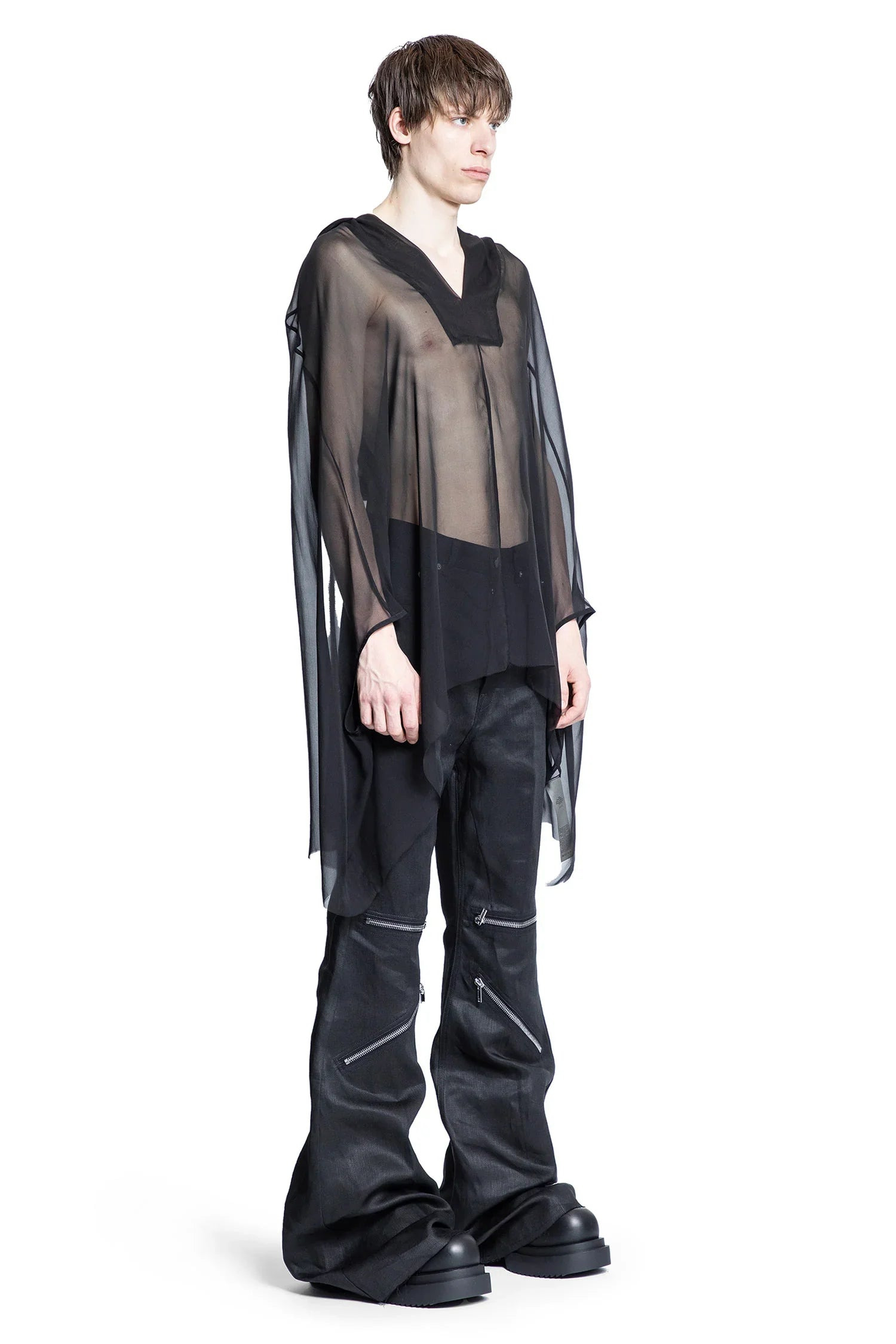 Hollywood-Hooded-Kaftan-In-Silk-Chiffon - 2