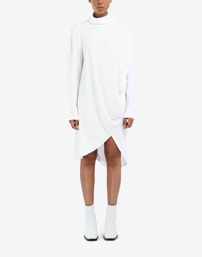 MM6 Maison Margiela Asymmetric jersey dress outlook