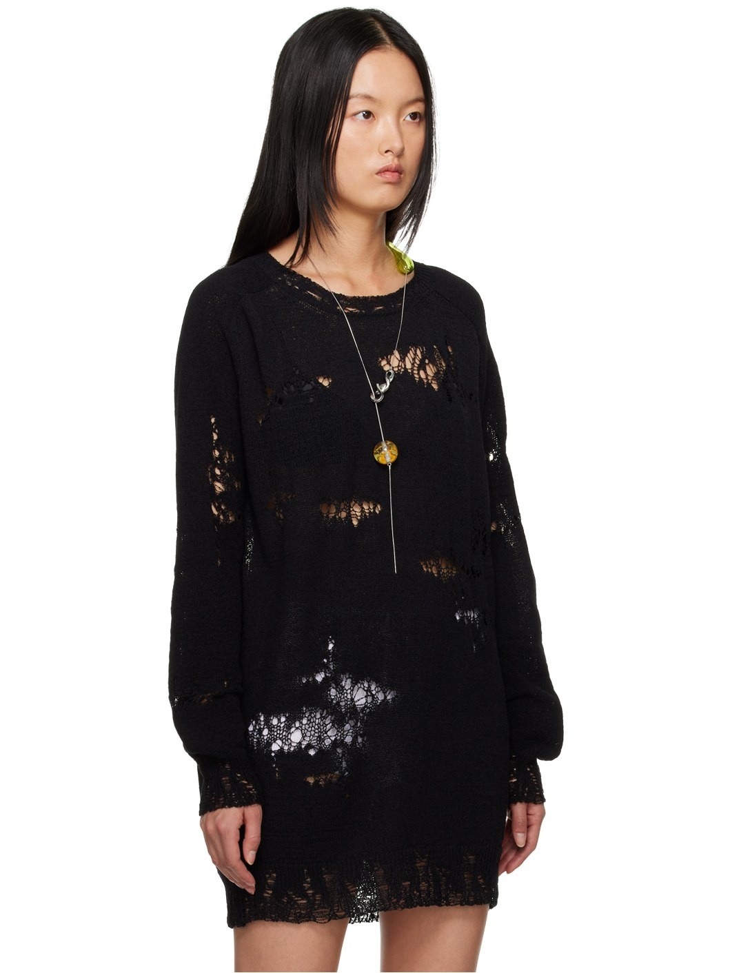 SSENSE Exclusive Black Sweater - 4