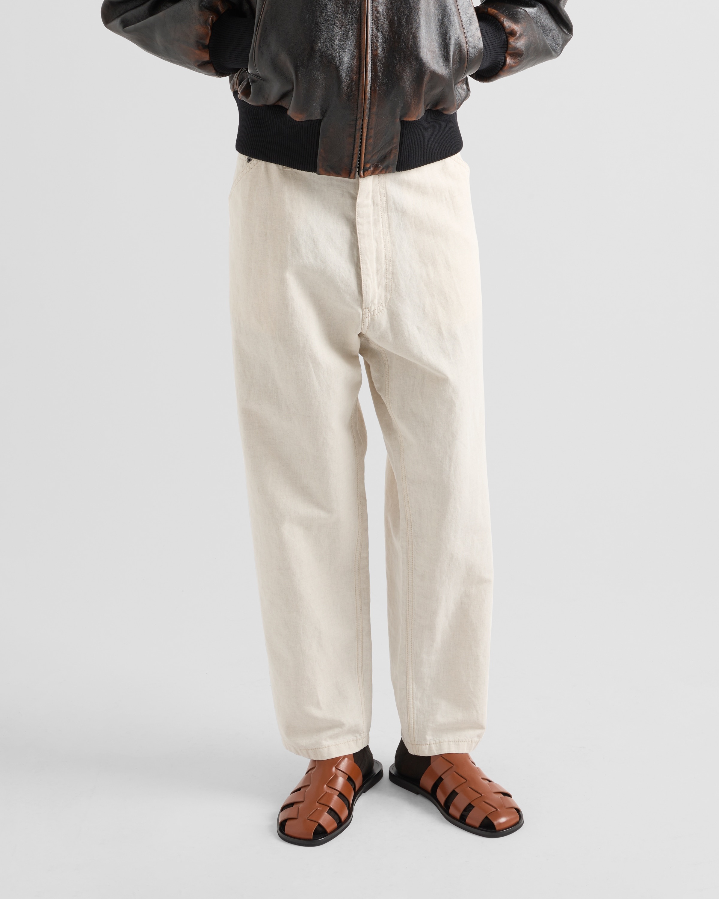 Chambray pants - 3