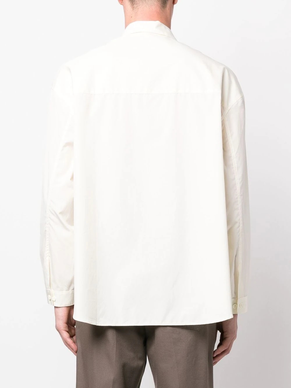 long-sleeve box-cut shirt - 4