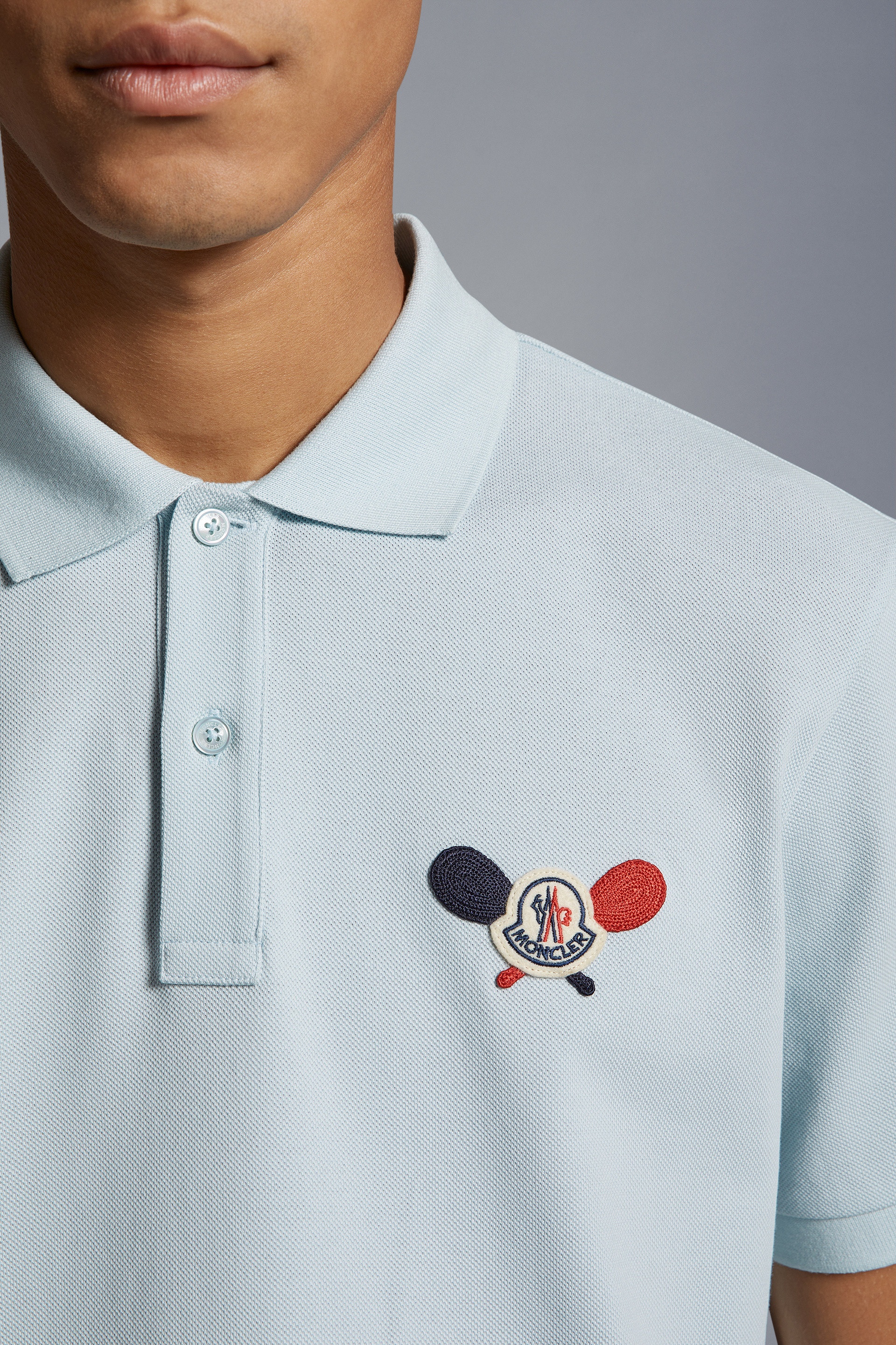 Tennis Logo Patch Polo Shirt - 6