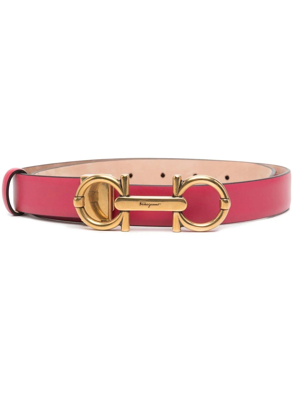 Gancini horsebit leather belt - 1