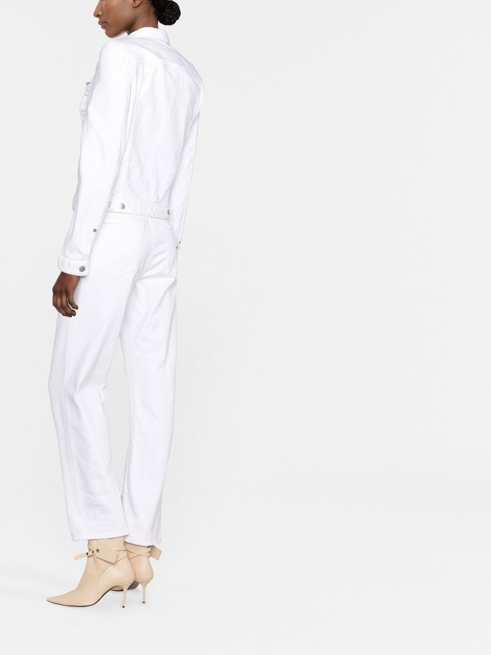 buttoned long-sleeve jacket - 3