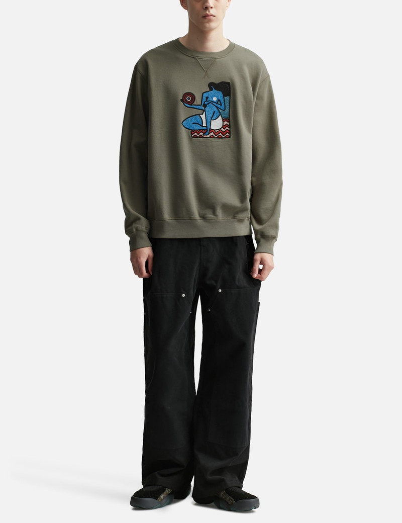 by Parra FUTURE VISIONS CREW NECK SWEATSHIRT outlook