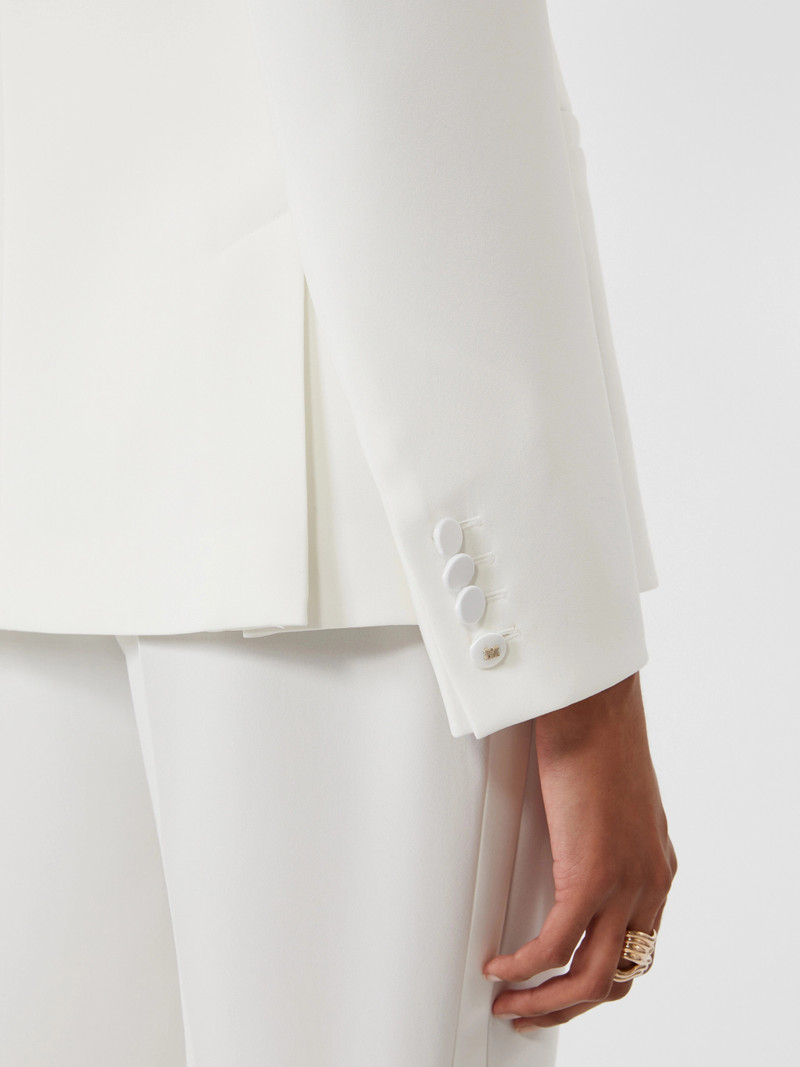 SCATOLA Cady Tuxedo jacket - WHITE 5