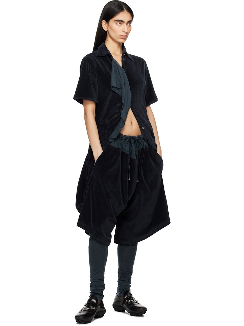 Kiko Kostadinov Navy Pennon Jersey Trousers outlook