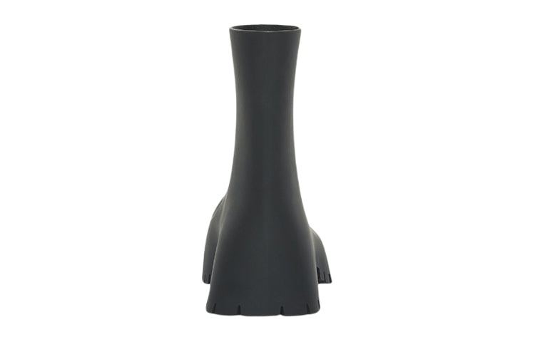 (WMNS) Balenciaga 50mm Trooper Rubber Boots 'Black' 679326W0FO81000 - 4