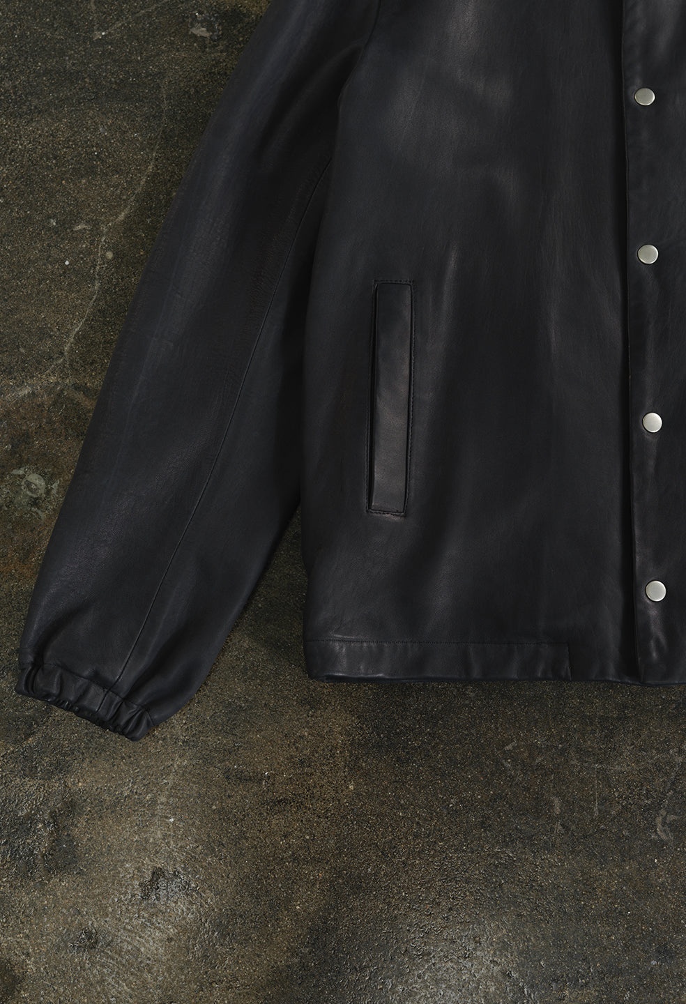 LEATHER COACHES JACKET - 4