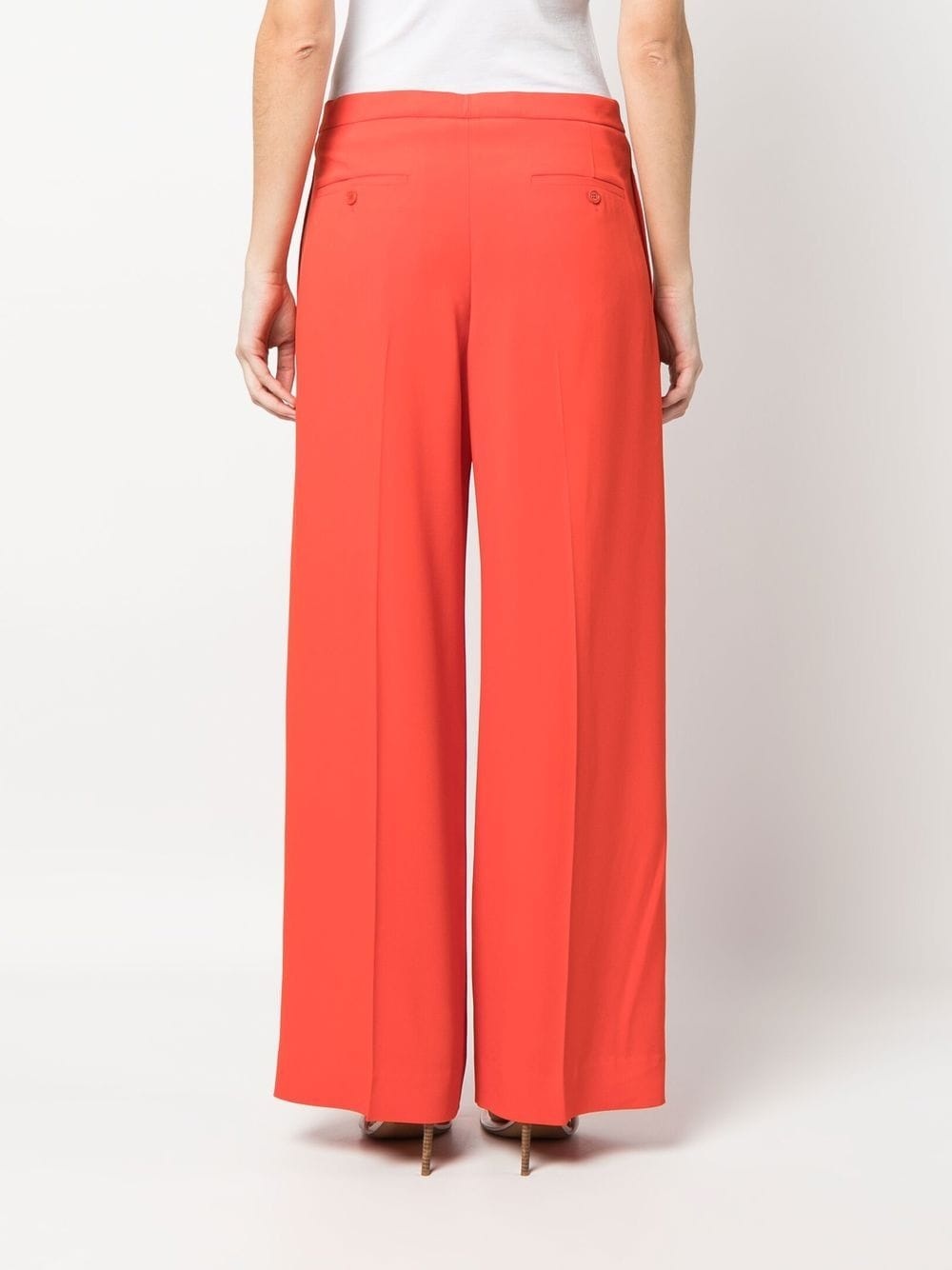 tailored wide-leg trousers - 4