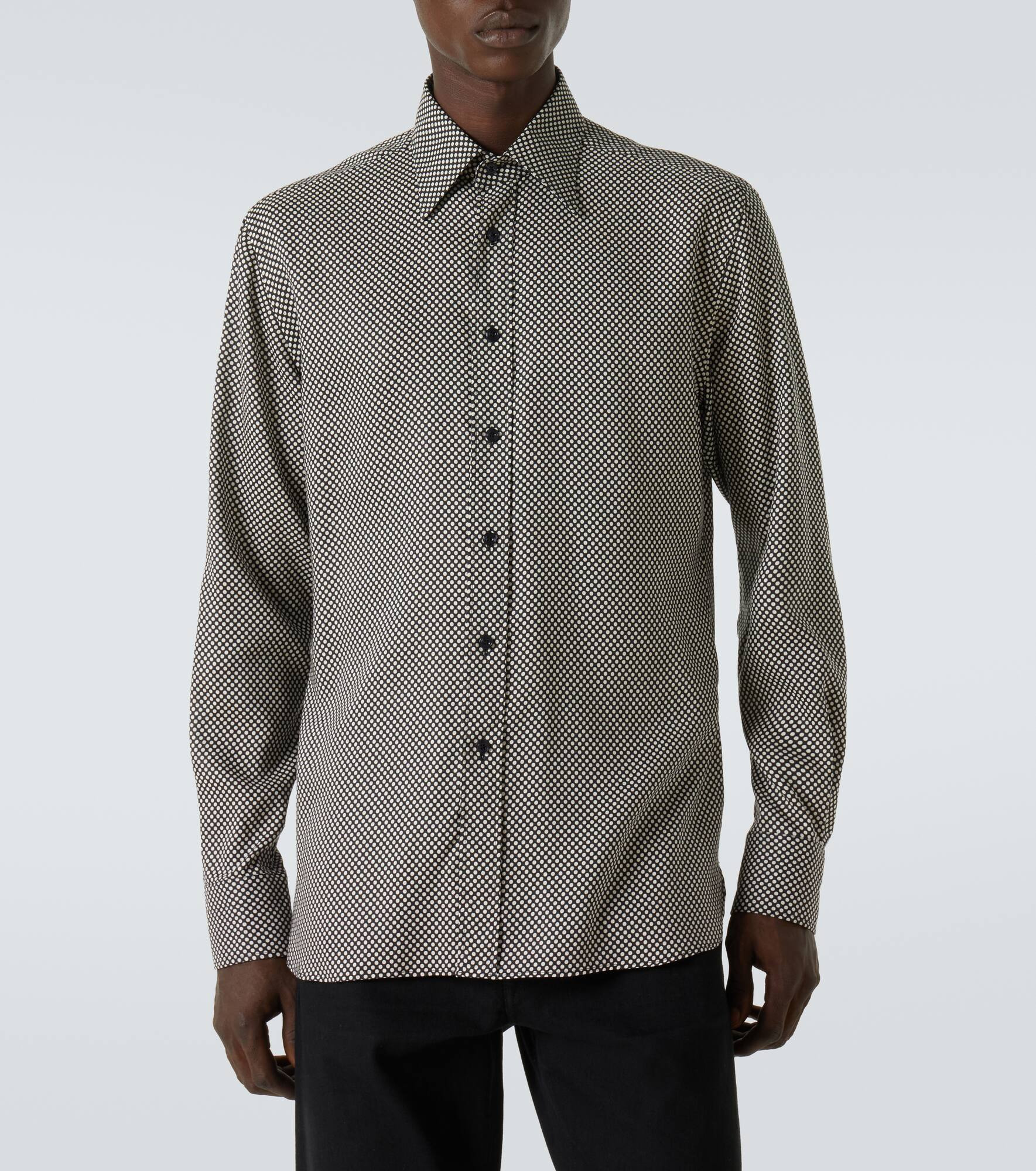 Polka-dot printed shirt - 3