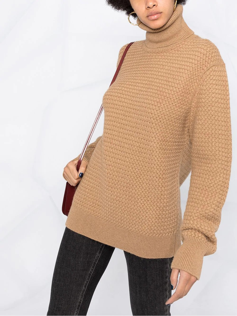 knitted rollneck jumper - 5