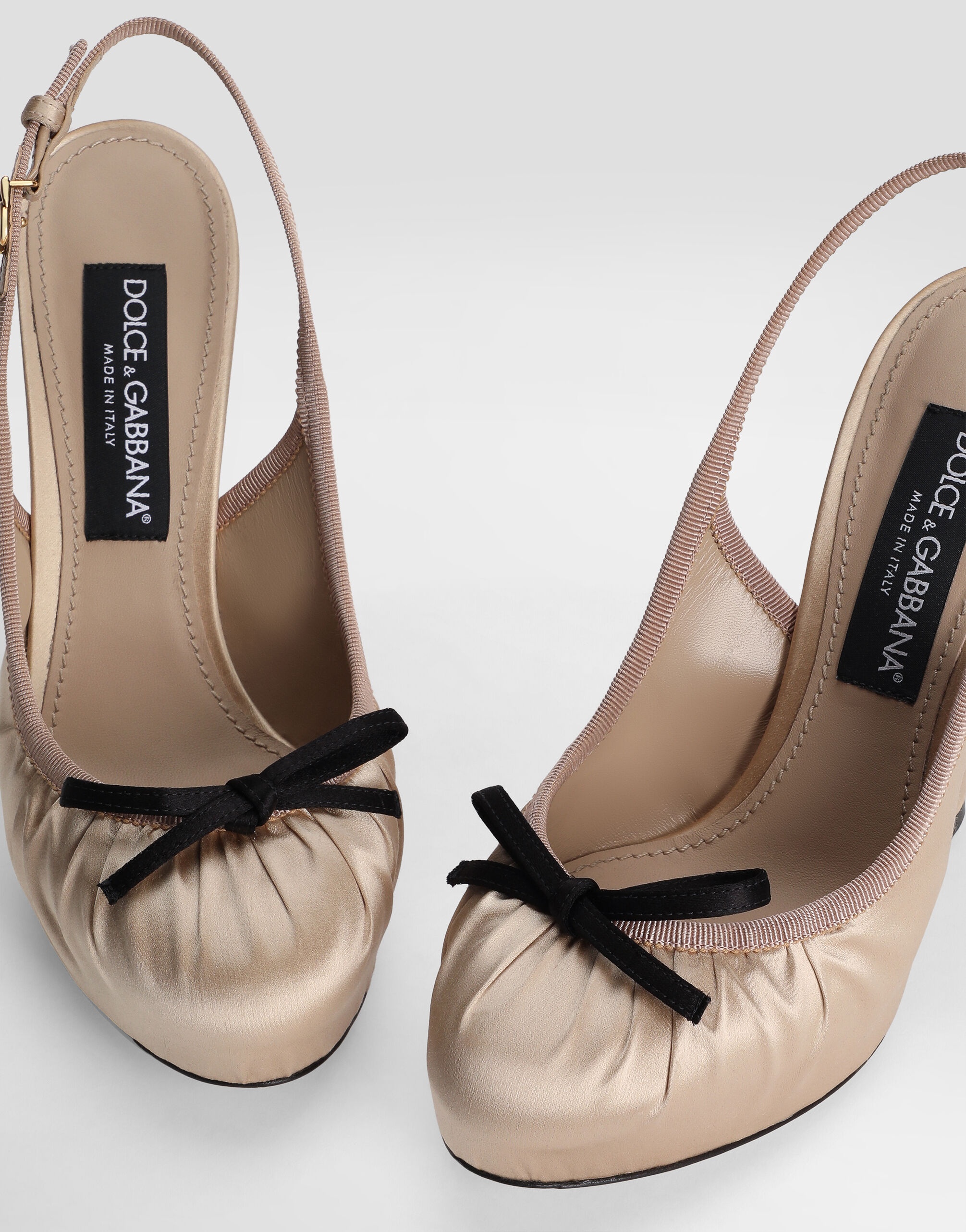 Satin slingbacks - 4